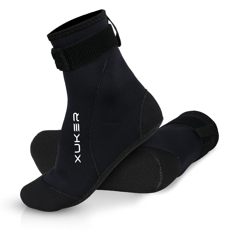 XUKER Neoprene Water Socks 3mm, Sand Proof Beach Volleyball Socks Diving Socks for Outdoor Water Sports - Image 1